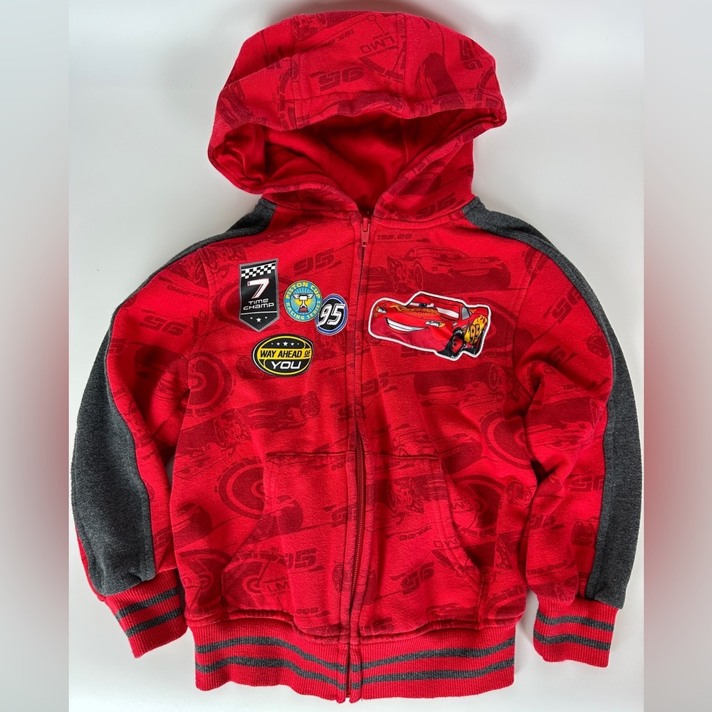 Disney Pixar’s CARS 3 Zip-up Hoodie Sweatshirt Size‎ 6